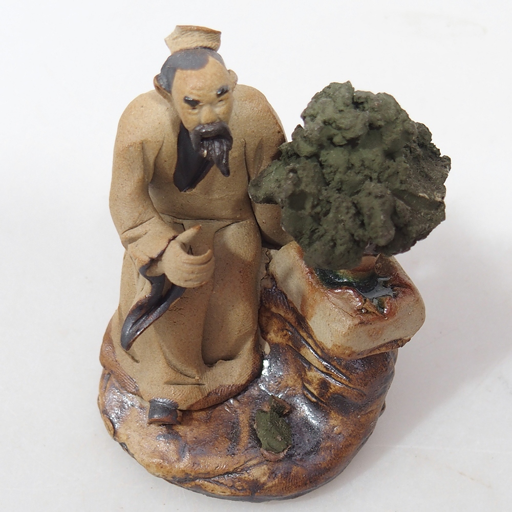 Kerámia figura - Bonsaiista