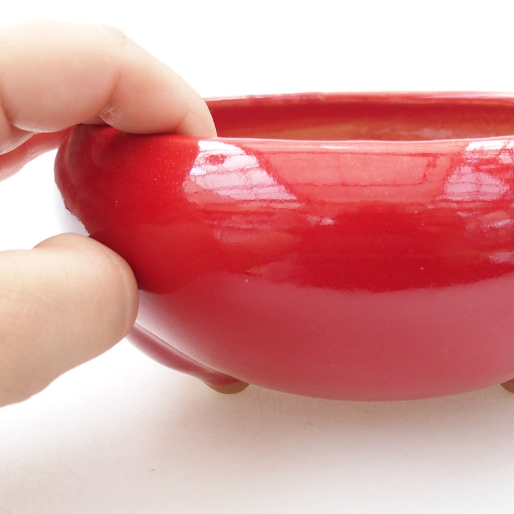 kerámia bonsai tál 22 x 17 x 5 cm, zöld