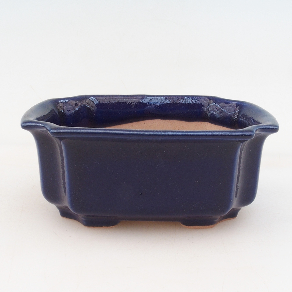 Bonsai tál H01 - 12 x 9 x 5 cm - kék