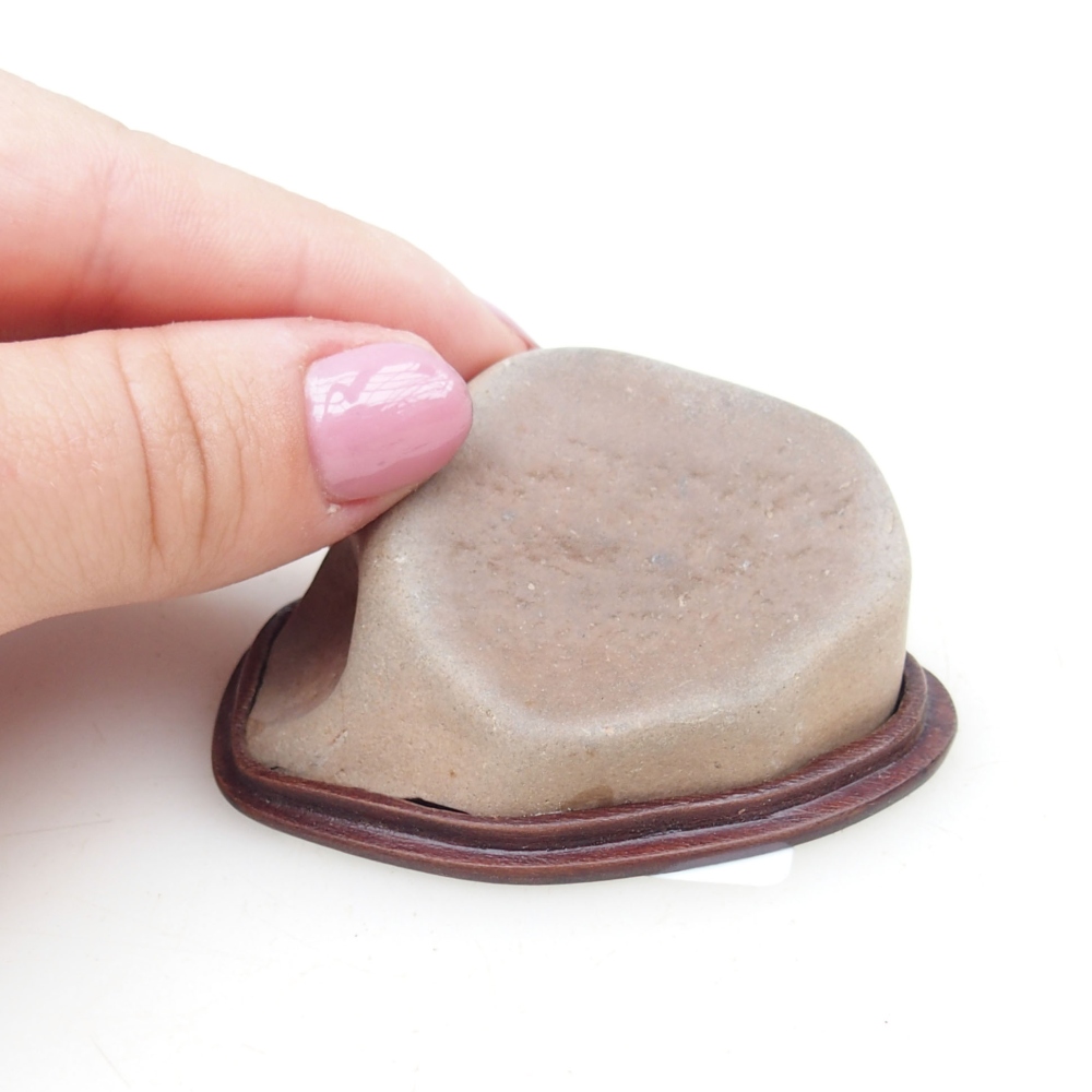 Suiseki - Kő DAI-val (fa alapon)