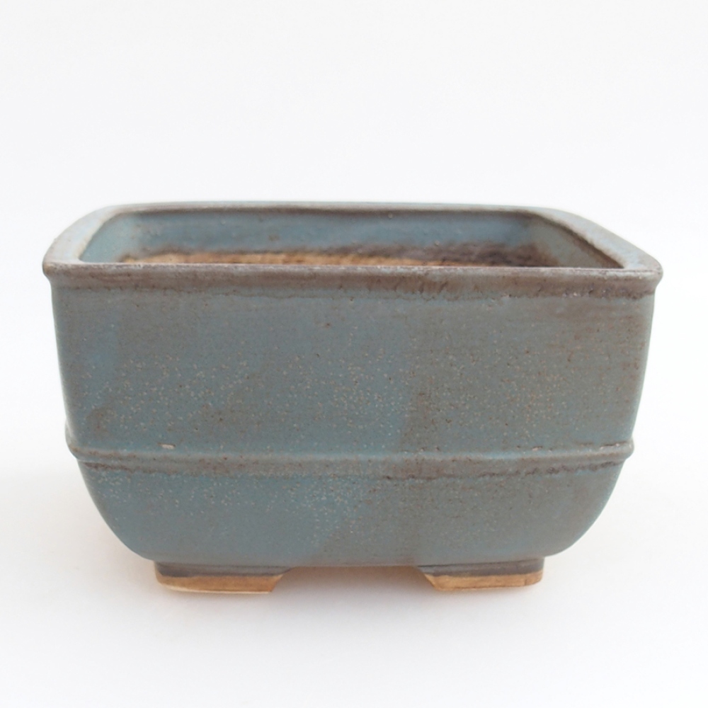 kerámia bonsai tál 10,5 x 10,5 x 7 cm, rózsaszínű