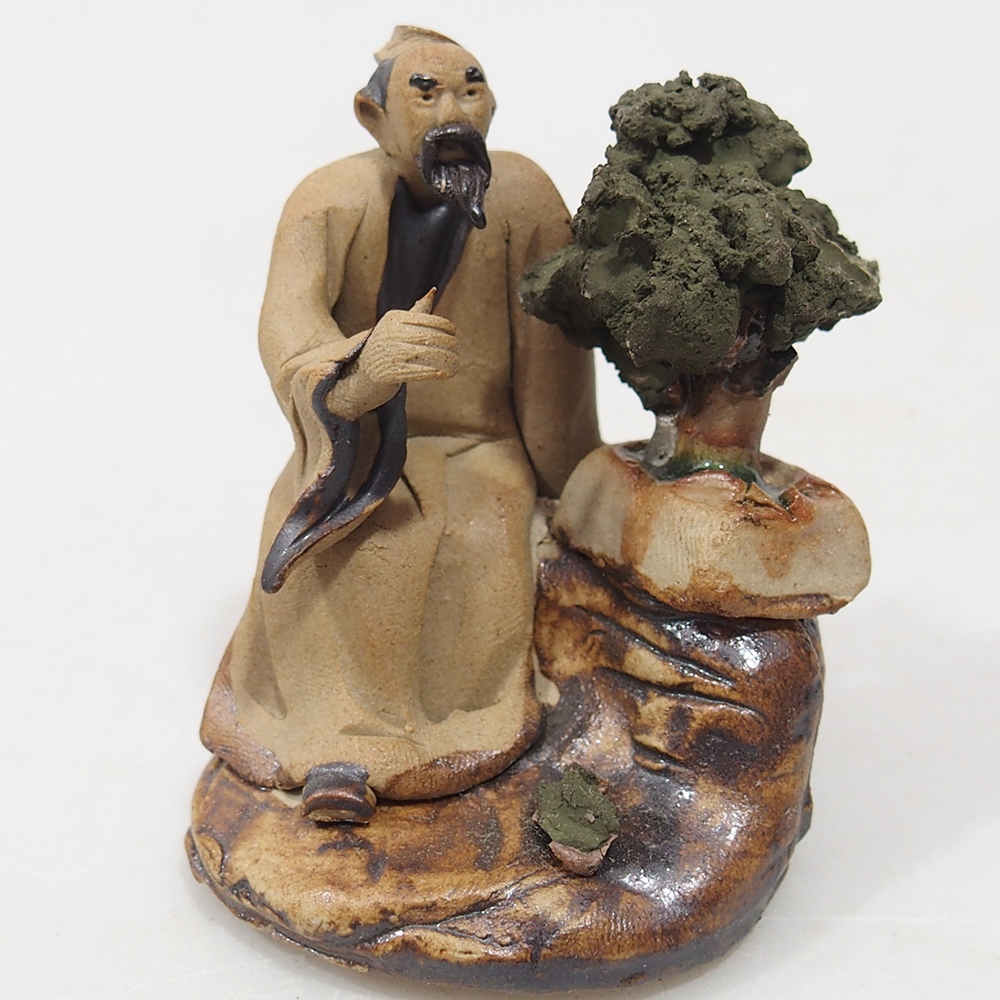 Kerámia figura - Bonsaiista