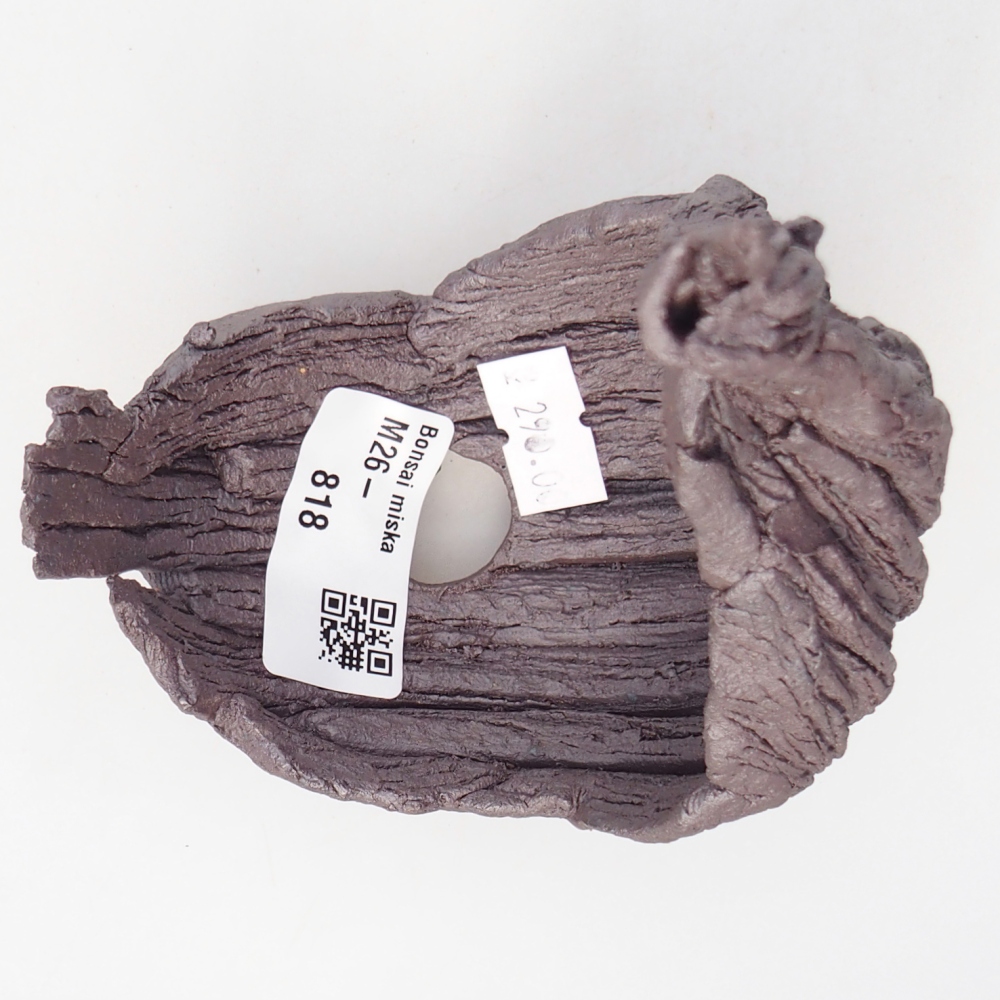 Kerámia kagyló 10 x 8 x 14,5 cm , metál színű