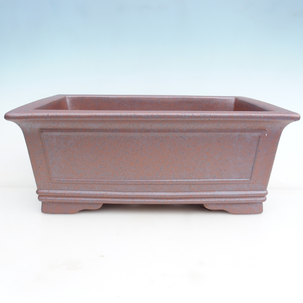 kerámia bonsai tál 42 x 29 x 16 cm , fém színű - CSAK SZEMÉLYES ELSZÁLLÍTÁS vagy raklapos szállítás