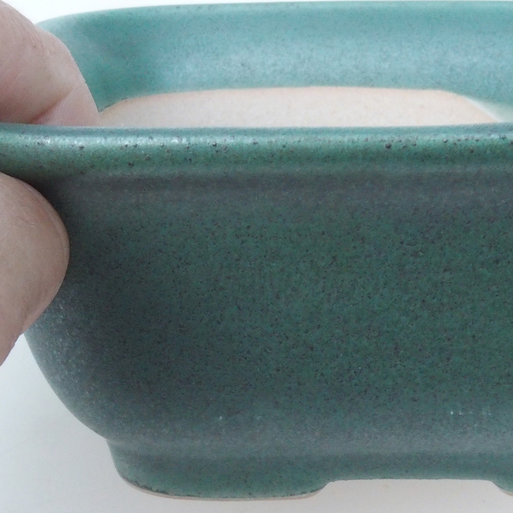 Bonsai tál H38 - 12 x 10 x 5,5 cm. - zöld