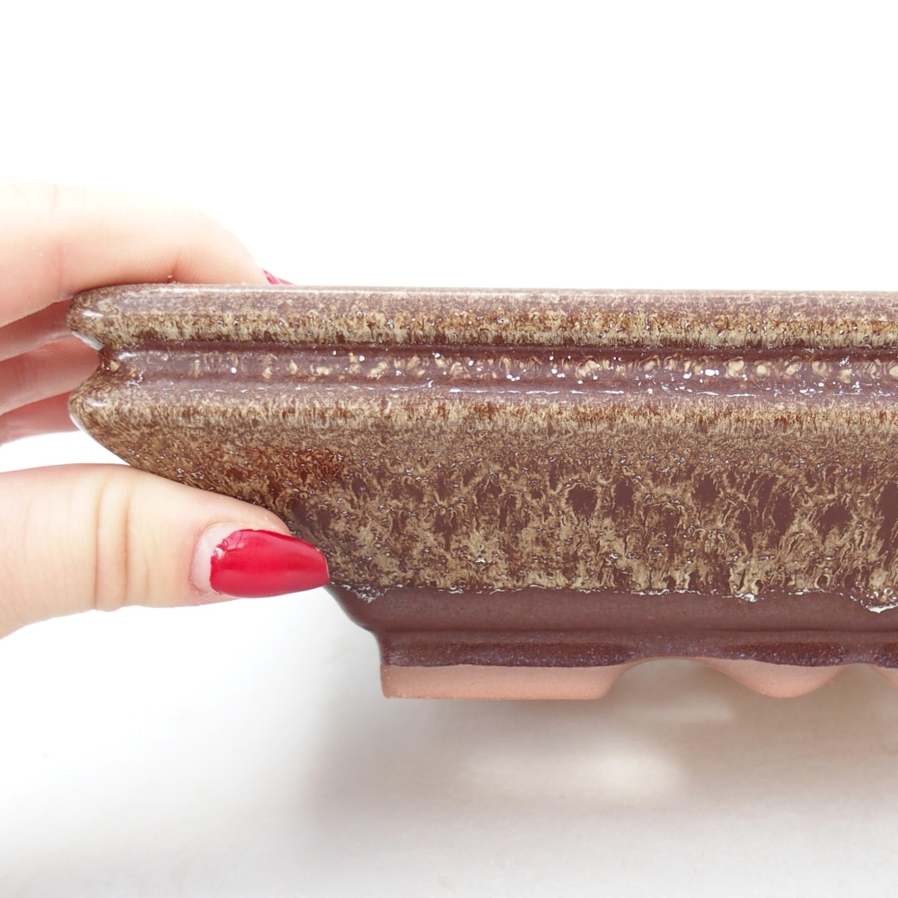 Tál 26 x 21 x 6,5 cm kék-zöld