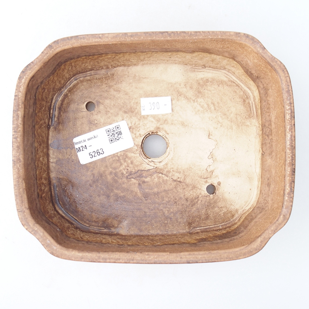 kerámia bonsai tál 17,5 x 14 x 4,5 cm, különböző színben