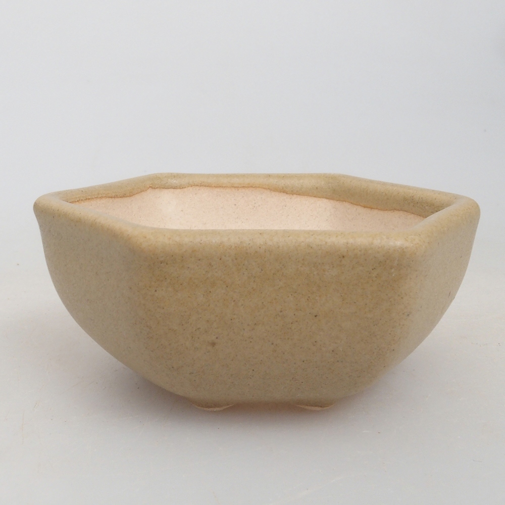 Mini bonsai tál 6,5 x 6 x 2,5 cm, barna