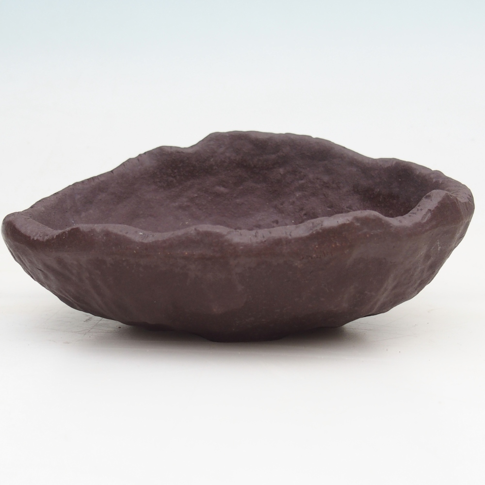 Kerámia kagyló 15 x 11 x 6,5 cm , színe barna