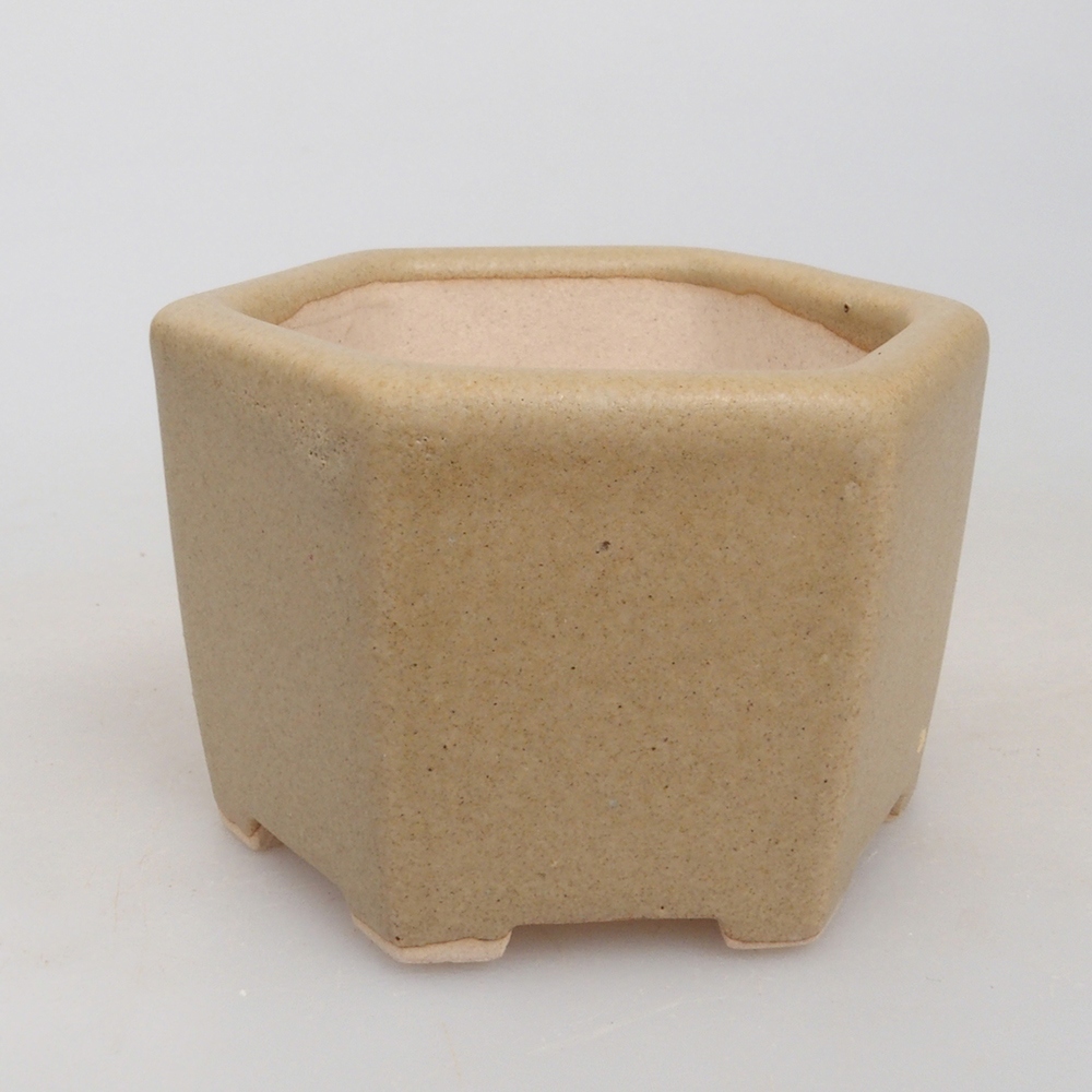 Mini bonsai tál 6,5 x 6 x 4 cm, barna