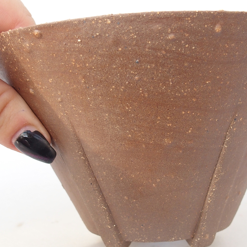 kerámia bonsai tál 15 x 15 x 9 cm, barna