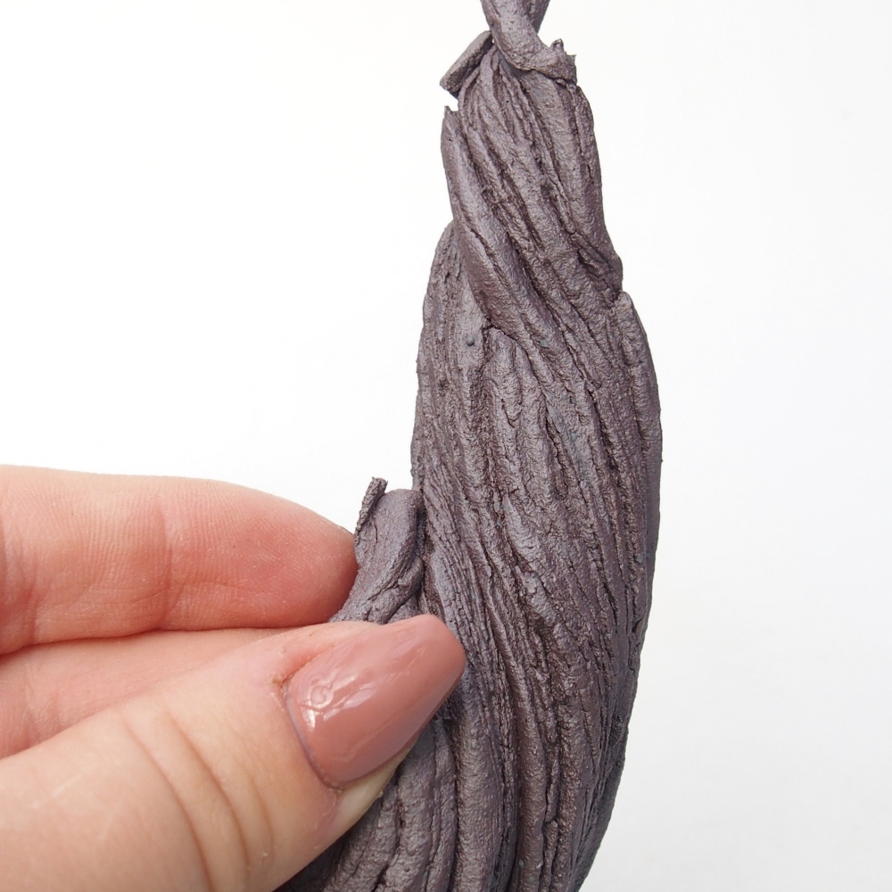 Kerámia kagyló 11 x 6,5 x 14,5 cm , fémes színű