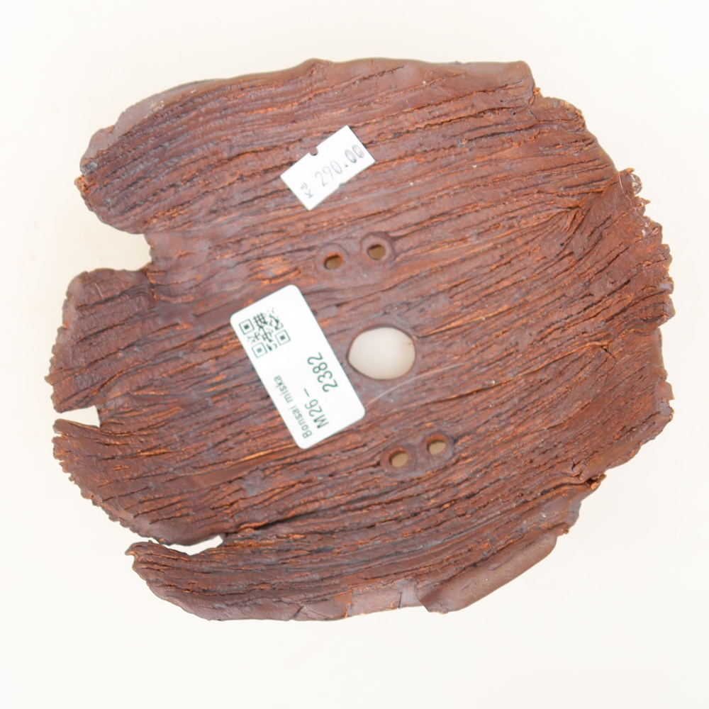 Kerámia héj  15 x 13 x 6,5 cm, barna színű