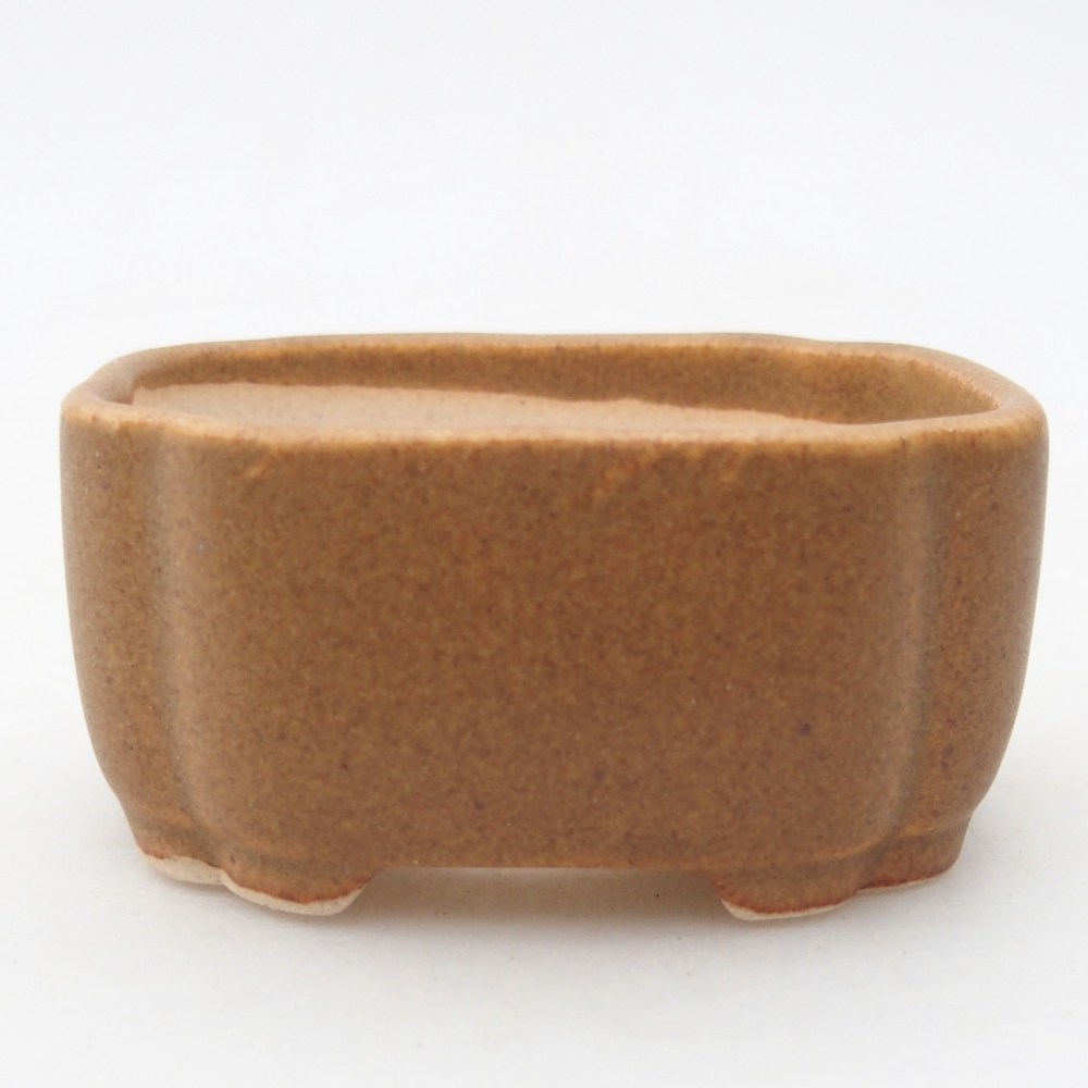 Mini bonsai tál 6 x 5 x 3 cm, barna