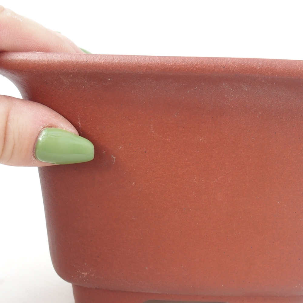 Tál 13 x 13 x 9 cm tégla színű