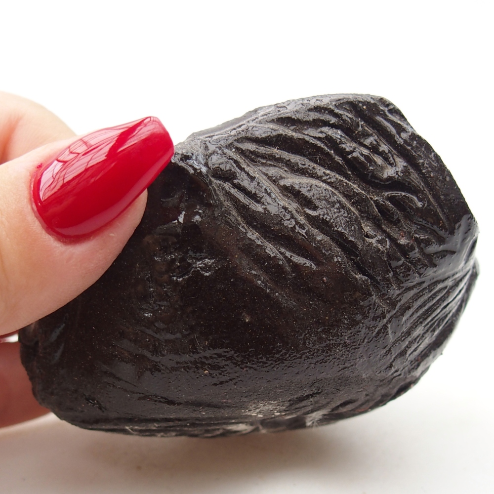 Kerámia kagyló 7 x 7 x 5 cm , fekete színű