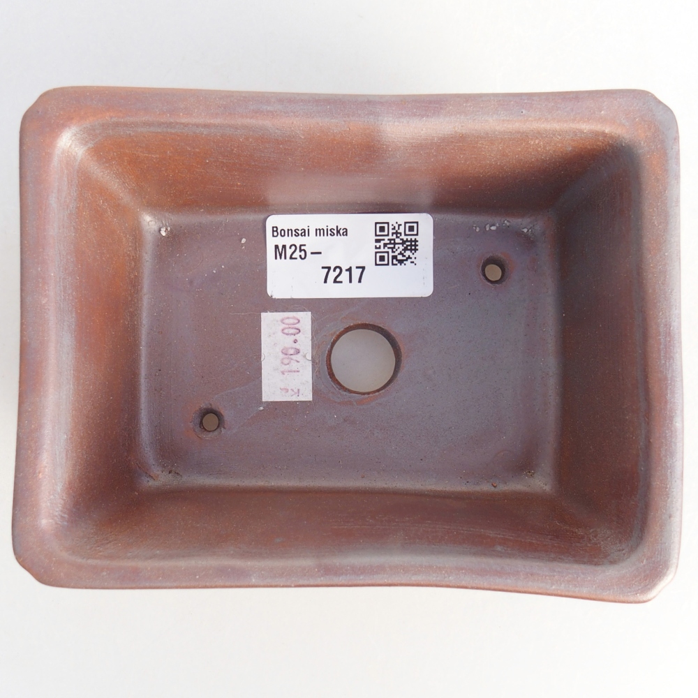 Kerámia bonsai tál 13,5 x 10 x 5,5 cm, fém színben