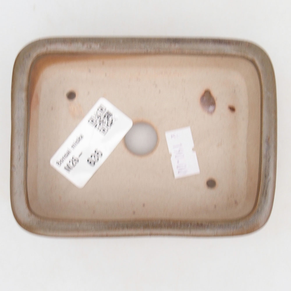 kerámia bonsai tál 125 x 10 x 3 cm, barna