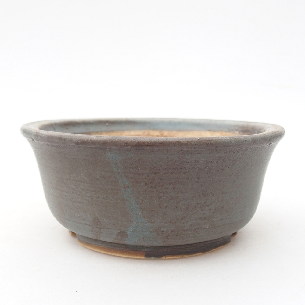 kerámia bonsai tál 11,5 x 11,5 x 5 cm, kék színben