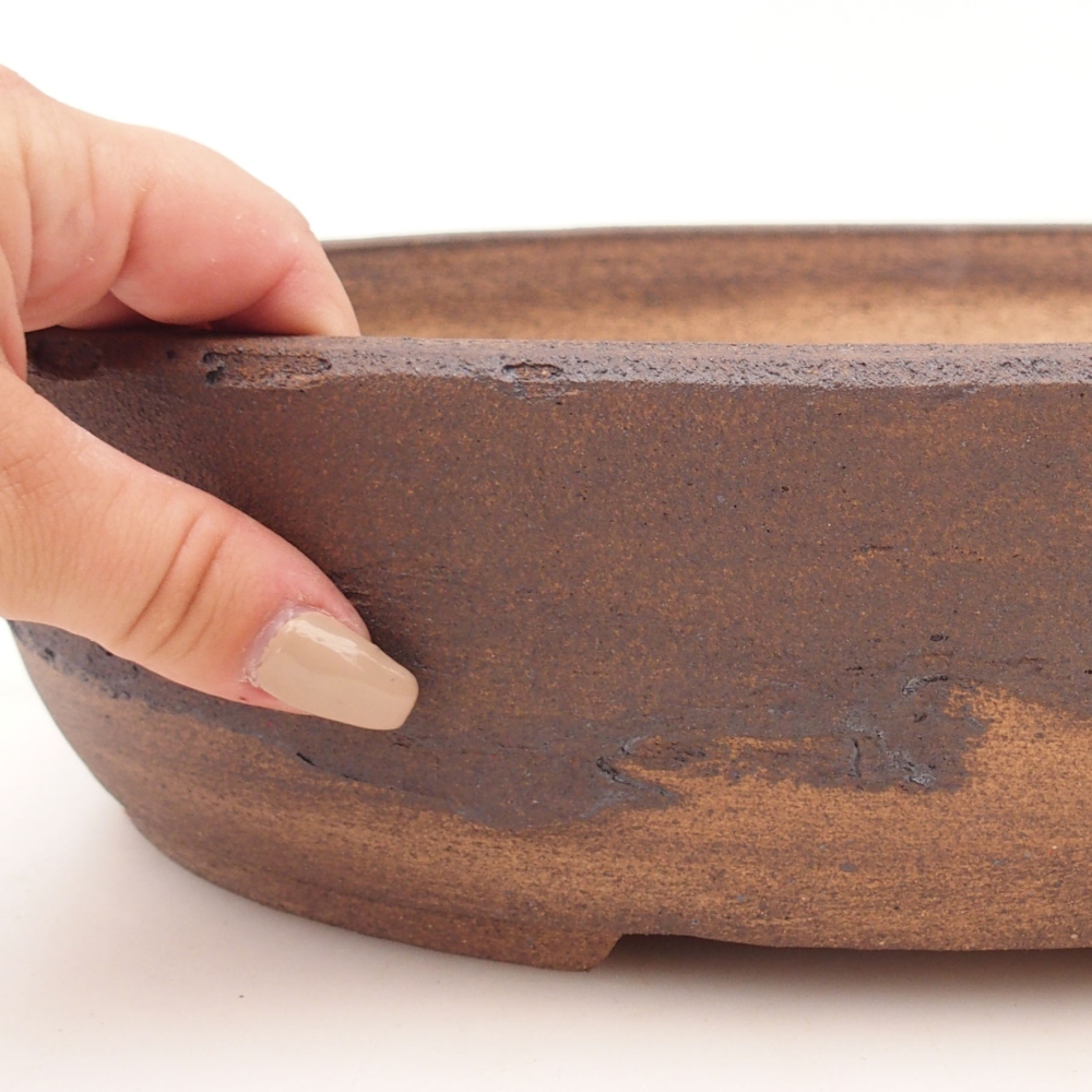 Bonsai tál 33 x 25,5 x 8,5 cm , színe barna