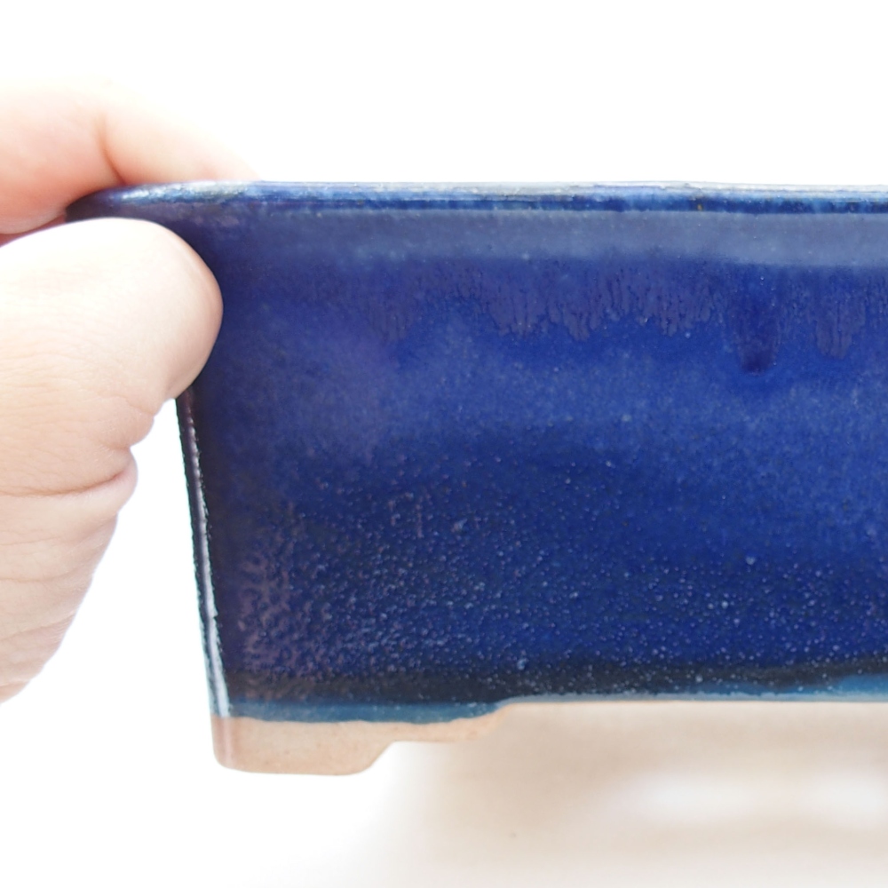 kerámia bonsai tál 22 x 17 x 5 cm, zöld