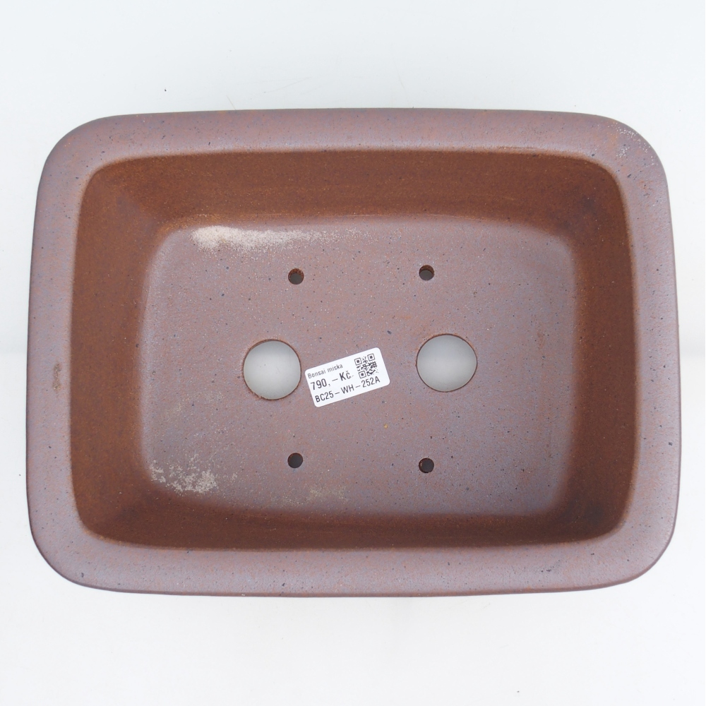 Kerámia bonsai tál 29 x 21,5 x 9,5 cm, fém színben