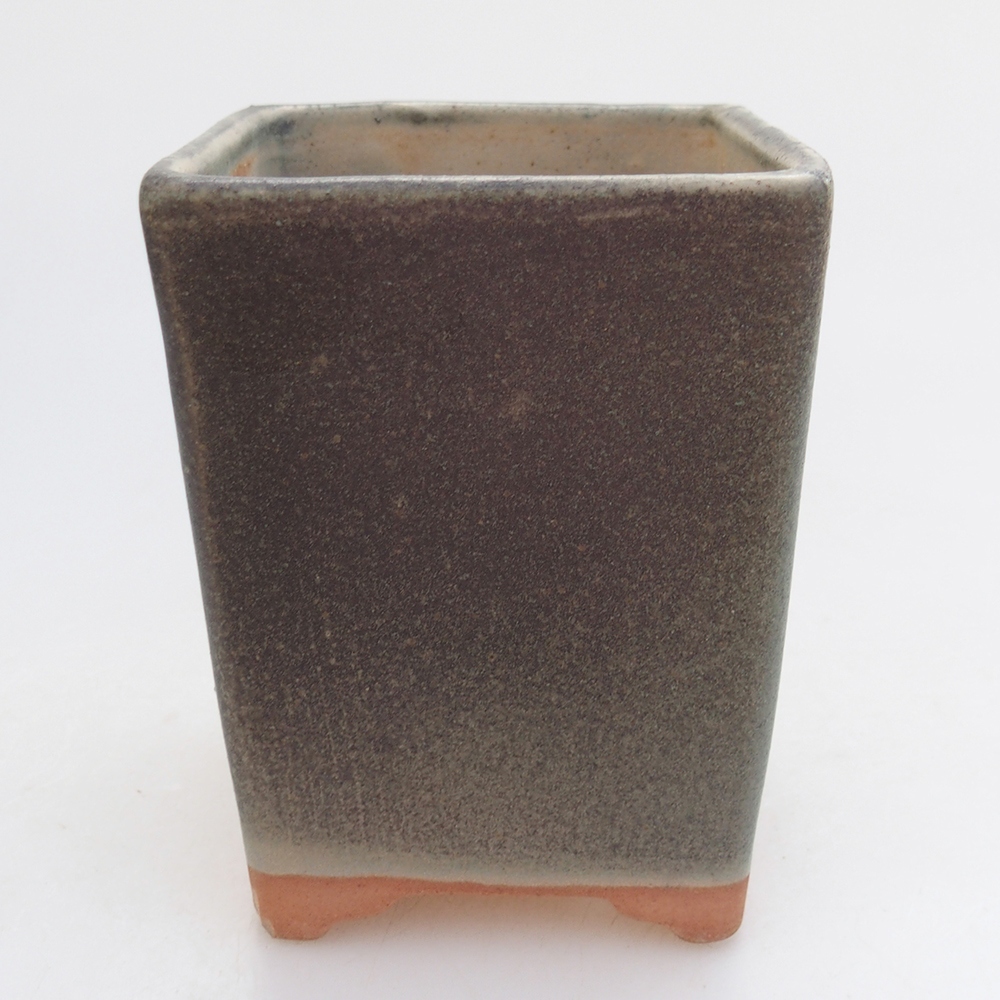 kerámia bonsai tál 8,5 x 8,5 x 11 cm, zöld