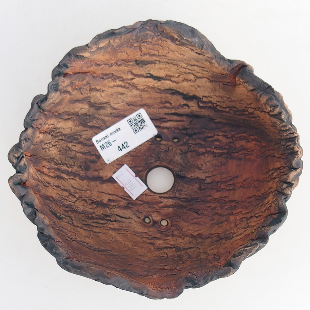 Kerámia kagyló 15,5 x 15,5 x 7 cm , zöld színű