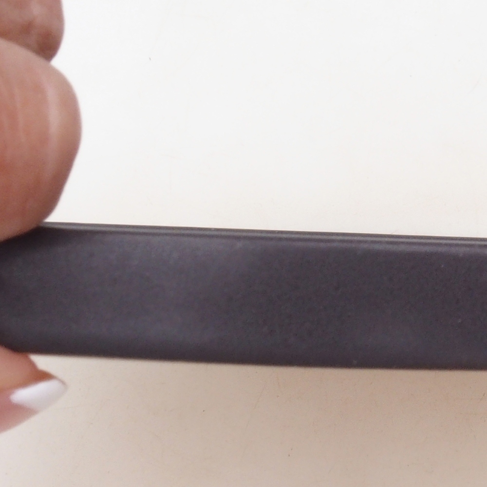 Kerek Bonsai konzol D7-M - 24,5 x 24,5 x 1 cm - fekete matt