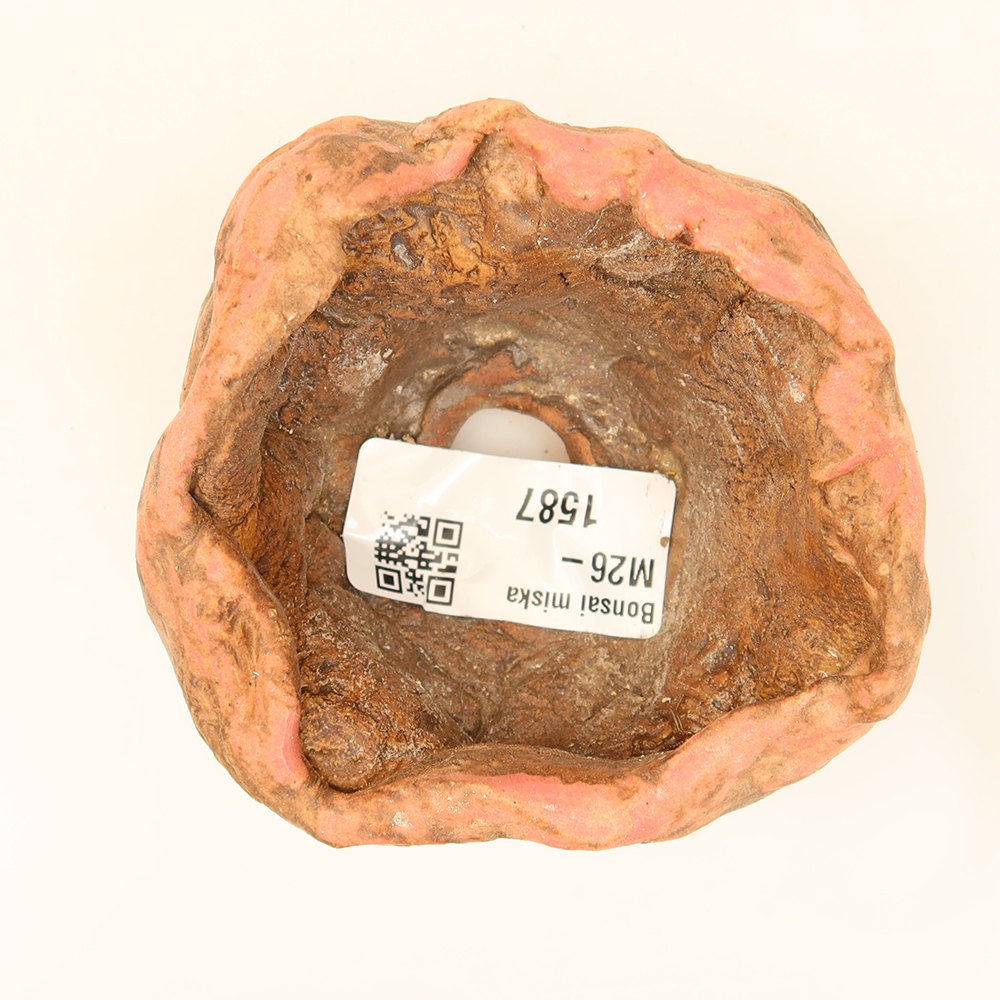Kerámia tojáshéj  7 x 6 x 4,5 cm , rózsaszín