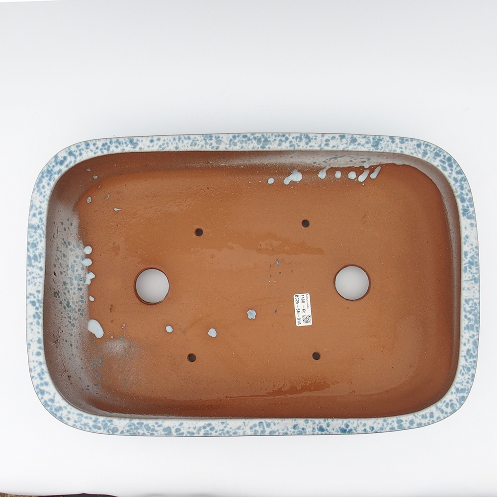 Tál 53 x 35 x 11 cm kék-fehér