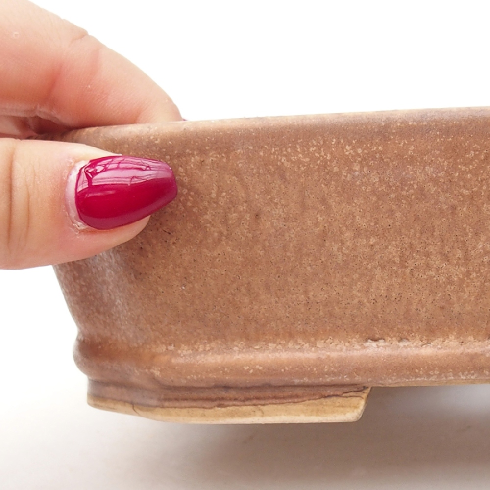 kerámia bonsai tál 17,5 x 14 x 4,5 cm, különböző színben