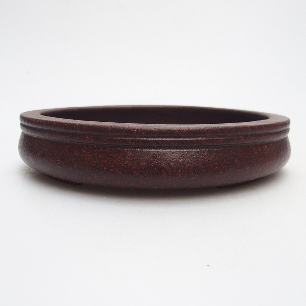 Tál 16 x 16 x 3,5 cm barna-piros