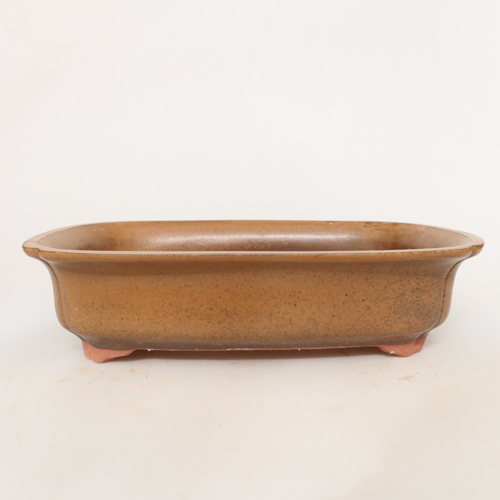 Kerámia tál  24 x 17 x 6 cm, barna színű