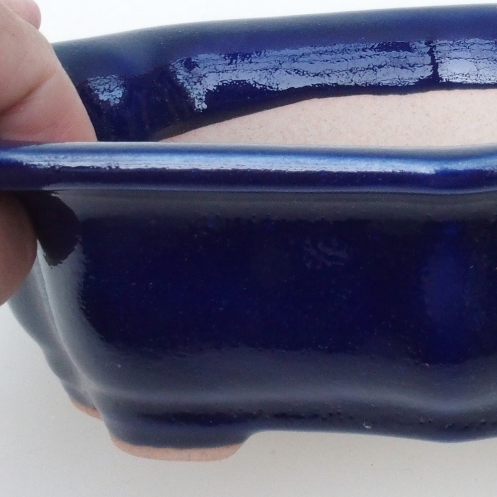 Bonsai tál H51 - 18 x 14 x 5 cm. - kék