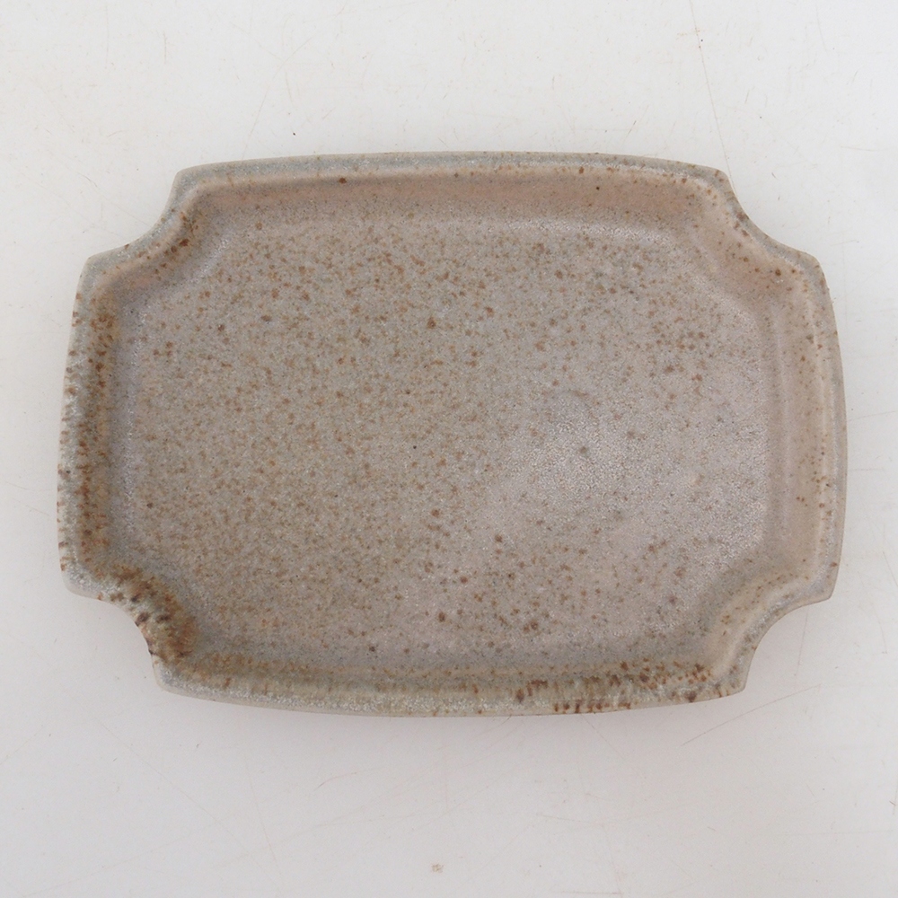 Kerámia csészealj H01 - 11,5 x 8 x 0,5 cm - bézs színű