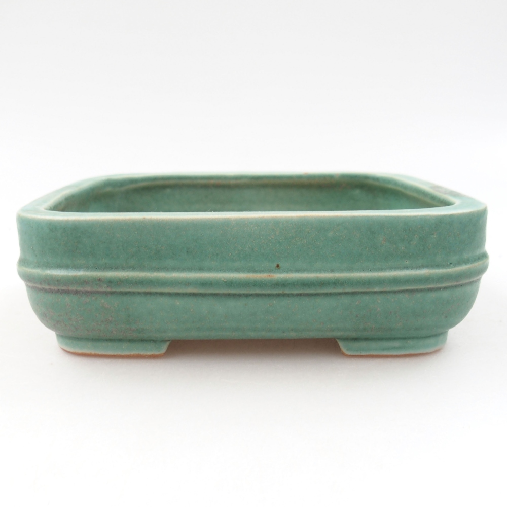 kerámia bonsai tál 22 x 17 x 5 cm, zöld