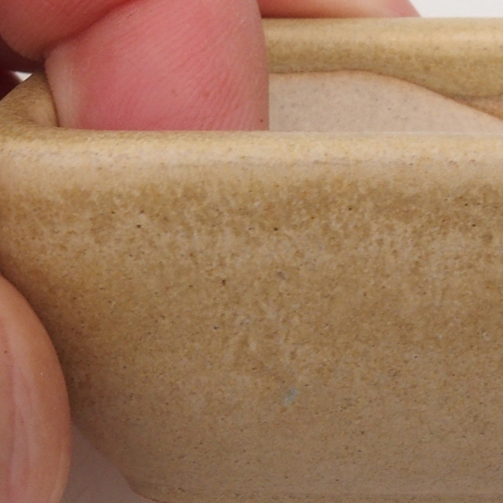 Mini bonsai tál 5,5 x 4,5 x 2,5 cm, barna