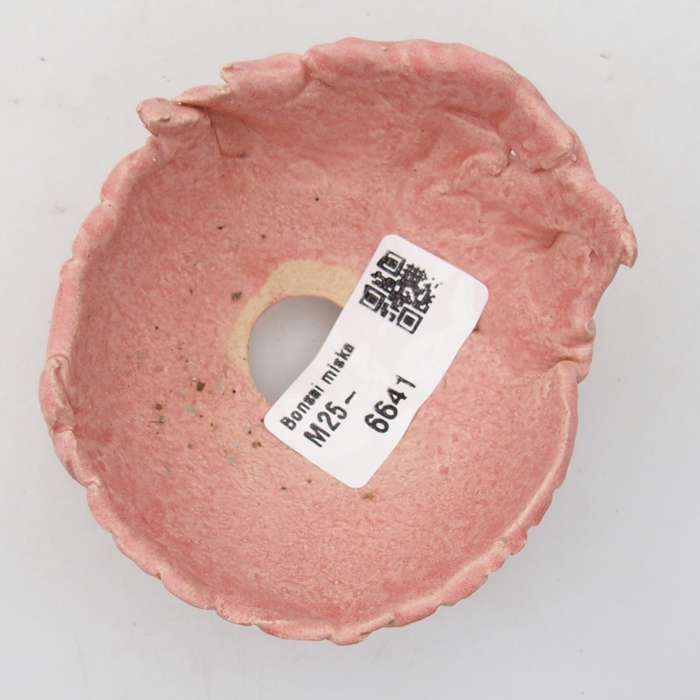 Kerámia kagyló 8,5 x 8 x 5 cm , rózsaszín színben