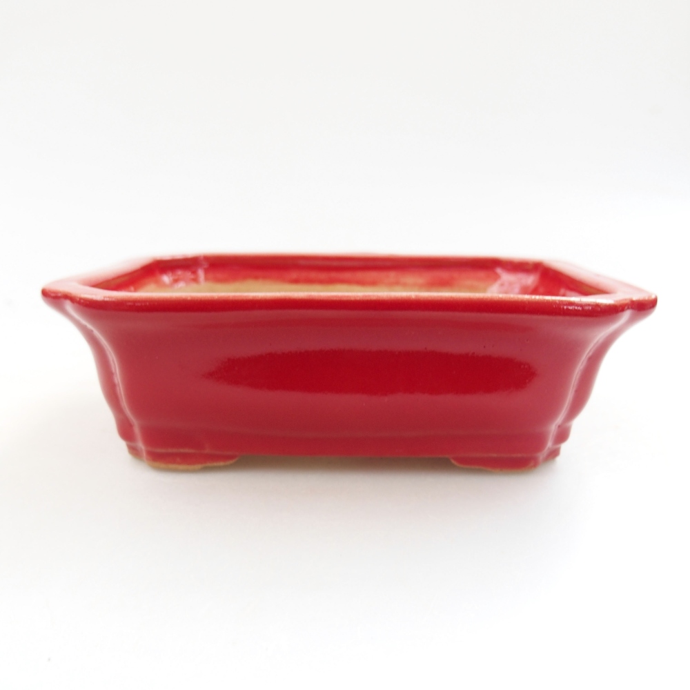 kerámia bonsai tál 22 x 17 x 5 cm, zöld