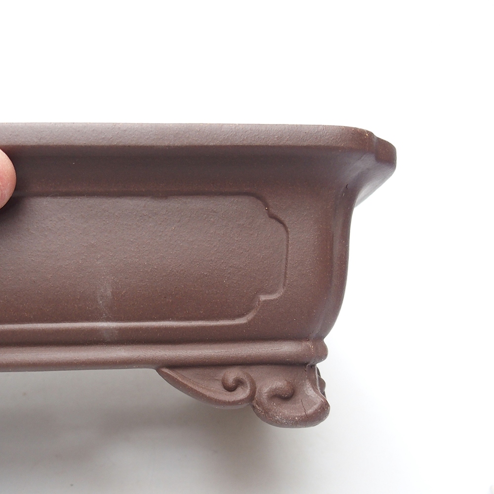 Tál 28 x 18 x 7,5 cm barna színben