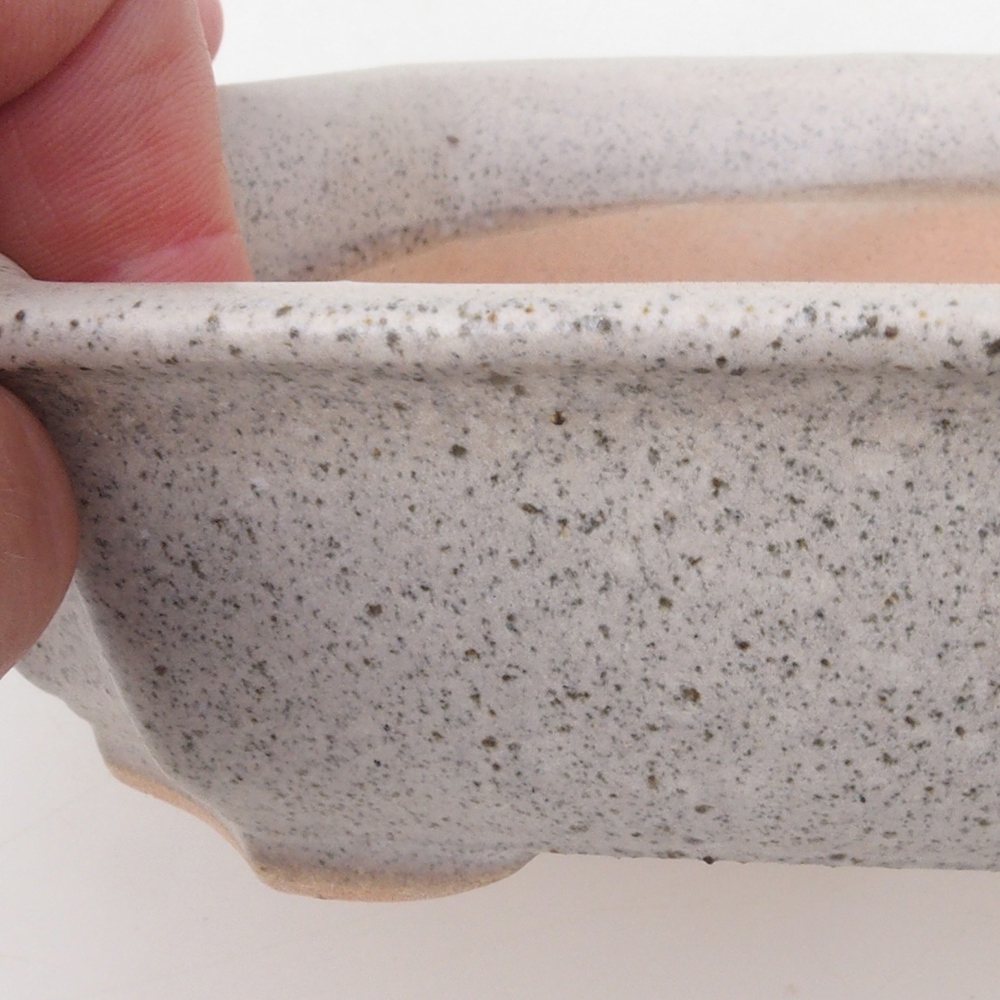 Bonsai tál H17 - 15 x 10 x 4 cm. - bézs színű