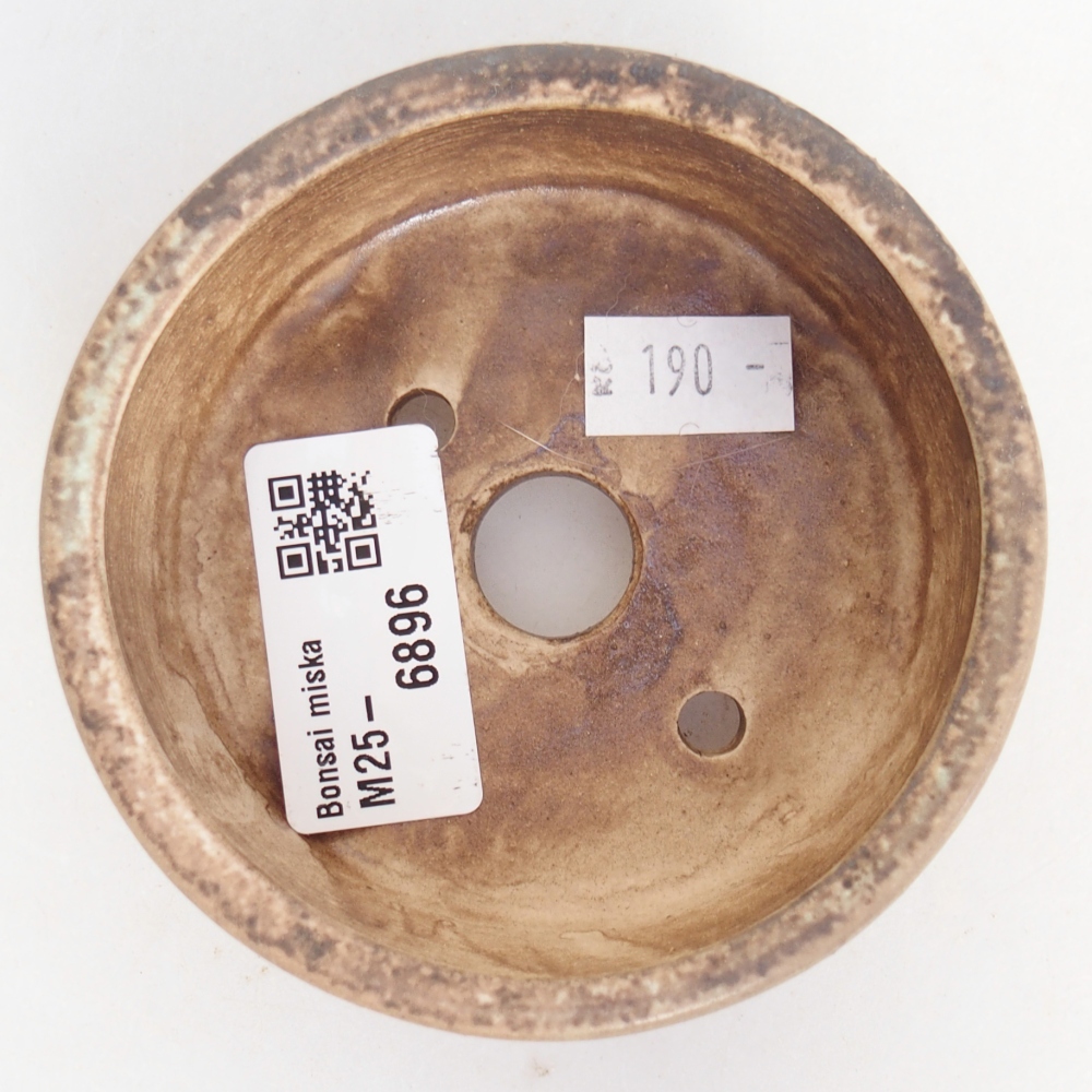 kerámia bonsai tál 9 x 9 x 3,5 cm, zöld