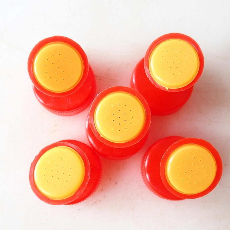 Bonsai szórófej PET palackhoz 5db piros szórófej