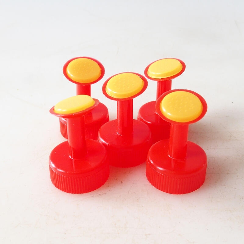 Bonsai szórófej PET palackhoz 5db piros szórófej