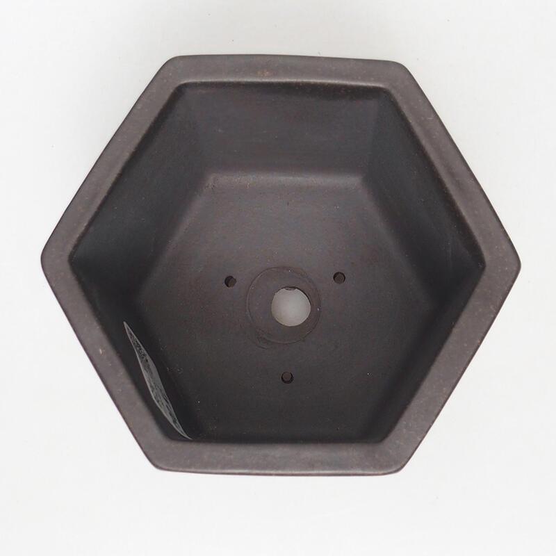 Bonsai tál 11 x 10 x 8,5 cm, barna okkersárga színben