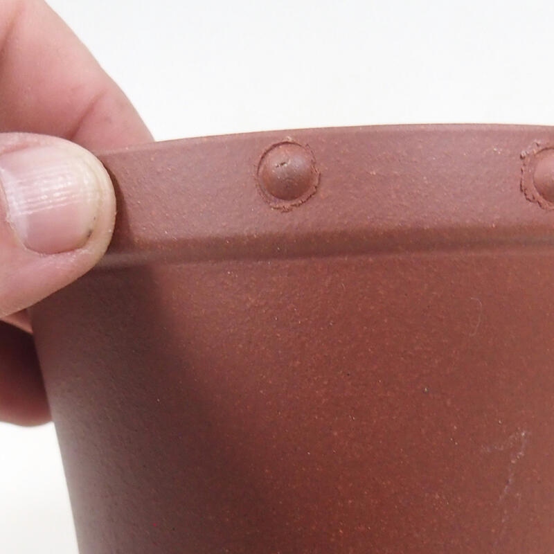 Bonsai tál 11 x 11 x 12 cm, téglaszínű, tégla színű