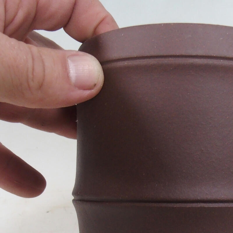 Bonsai tál 11 x 11 x 13 cm, barna