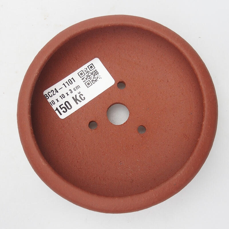 Bonsai tál 11 x 11 x 3,5 cm, téglaszínű, tégla színű