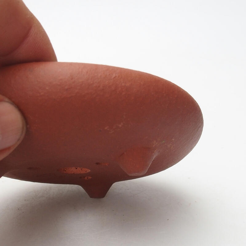 Bonsai tál 11 x 11 x 3,5 cm, téglaszínű, tégla színű